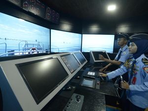 Potret Gedung Simulator SMKN 7 Palu, Siswa Bisa Praktik Mengemudikan Kapal