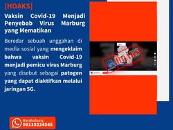 Kominfo DIY soal Narasi Vaksin COVID Sebabkan Virus Marburg: Hoaks!