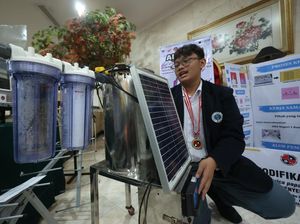 Water Purifier Tenaga Surya Menangkan AHM Best Student 2023