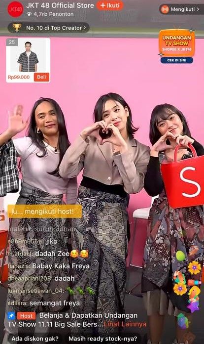 Zee dan Freya JKT48