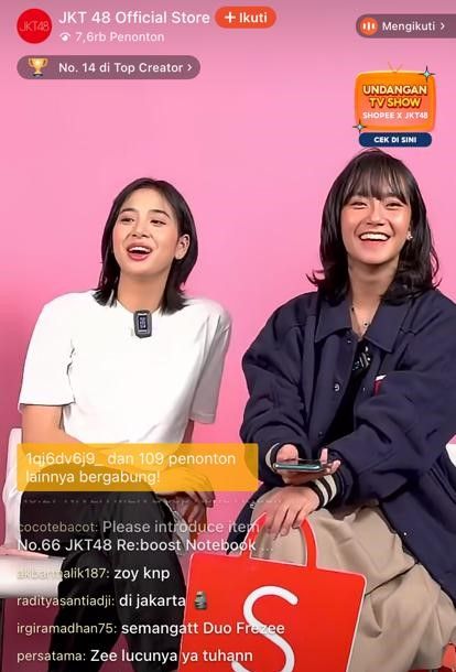 Zee dan Freya JKT48