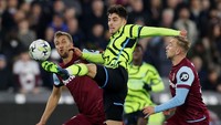 West Ham United vs Arsenal berlangsung di London Stadium, Kamis (2/11/2023) dini hari WIB.  