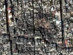 Foto Satelit Sebelum dan Setelah Kamp Pengungsi Gaza Dibom Israel