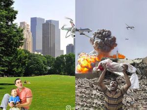 Bikin Sesak! Perbandingan Potret Hidup Normal dan Kondisi Perang