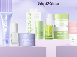 Curi Perhatian, Produk Skincare Glad2Glow Usung Inovasi Teknologi 1+1