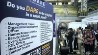 Suasana Hari Terakhir Bursa Kerja dan Pameran Beasiswa di UI