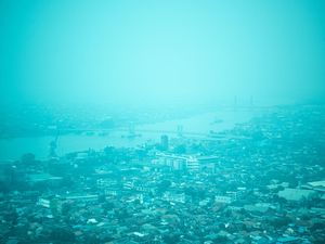 Kabut Asap Masih Mengepung Kota Palembang