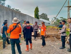 3 Pekerja Tewas Tertimbun Galian Drainase di Kalierang Wonosobo