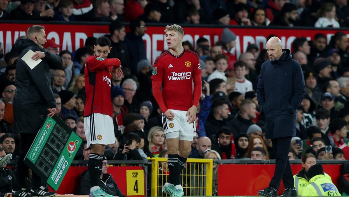 Manchester United mencatat 19 rekor buruk bersama Erik ten Hag (Action Images via Reuters/LEE SMITH)