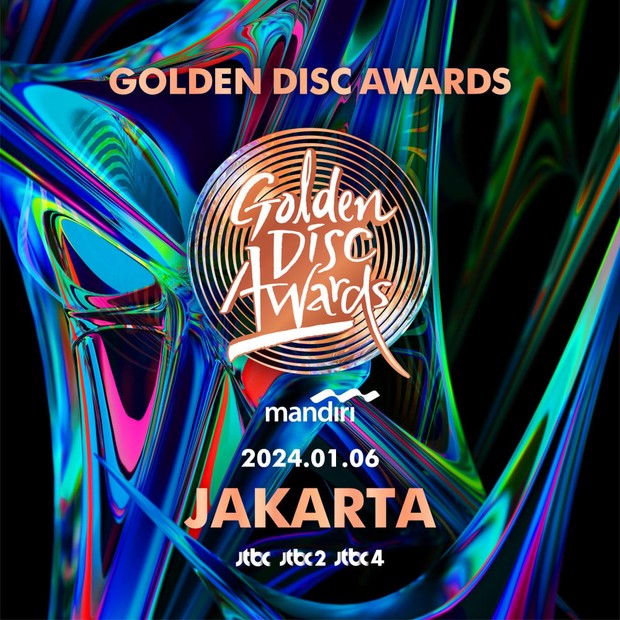 Poster Golden Disk Awards di Jakarta/ Foto: instagram.com/golden_disc Poster Golden Disk Awards di Jakarta