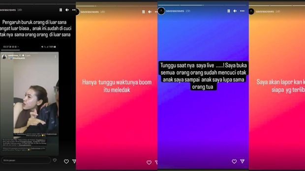Unggahan diduga Ibunda Sandrinna Michelle