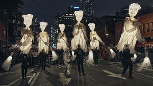 Semarak Parade Halloween di New York