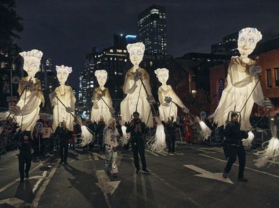 Semarak Parade Halloween di New York