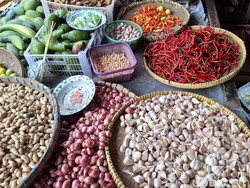 Pedagang Pasar Giwangan Jogja Sambat Harga Bawang Merah dan Cabai Naik