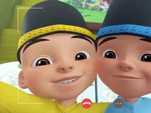 Upin dan Ipin Ikut Berdoa untuk Palestina