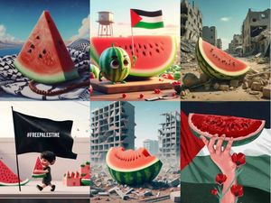 Makna dan Cerita di Balik Semangka, Jadi Simbol Dukungan untuk Palestina
