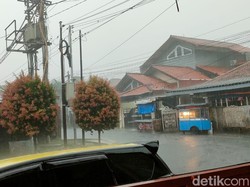 Kota Bogor Diguyur Hujan Deras Disertai Petir, Waspada Pohon Tumbang