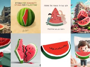 20 Kreasi Gambar Semangka untuk Dukung Palestina yang Ramaikan Medsos 20 Kreasi Gambar Semangka untuk Dukung Palestina yang Ramaikan Medsos