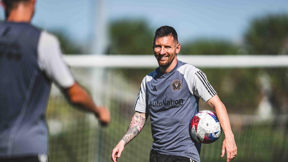 Lionel Messi saat berlatih bersama Inter Miami pekan ini. Foto: Dok. Inter Miami
