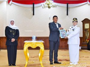 Lantik Pj Wali Kota Kediri, Khofifah Titip Pesan Ini