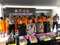 Polres Bogor Tangkap 21 Tersangka Narkoba, Ganja hingga Sabu Disita