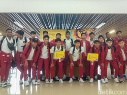 Menuju Piala Dunia U-17, Timnas Indonesia Tiba di Surabaya