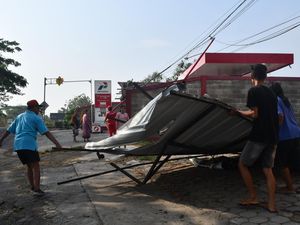 Dampak Puting Beliung di Madiun