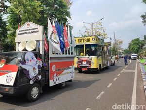 Kirab Pemilu 2024, KPU Ciamis Targetkan 84% Partisipasi Masyarakat