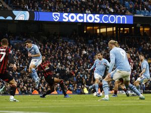 Man City Dominan, Ungguli Bournemouth 3-0 di Babak Pertama