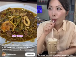 Pertama Kali Cicip Mie Aceh dan Ikan Asin, Wanita Korea Ini Bilang Begini