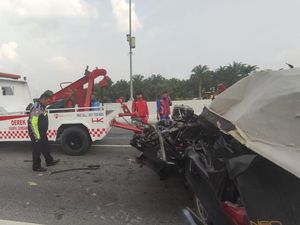 Kecelakaan Maut di Tol Pekanbaru-Dumai, 2 Orang Tewas