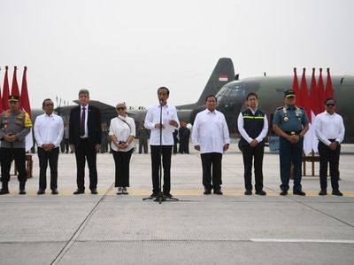 Momen Jokowi Lepas 51,5 Ton Bantuan untuk Palestina