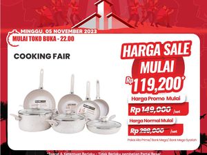 Ibu-ibu Merapat! Di Transmart Full Day Sale Satu Set Panci Cuma Rp 100 ribuan