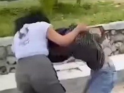 Viral 2 Cewek ABG Gelut, Diduga Cemburu Foto Pacar Dipasang Status WA