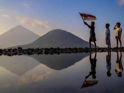 Epik! Pulau Maitara dan Pulau Tidore di Maluku Utara di Pecahan Uang Rp 1000