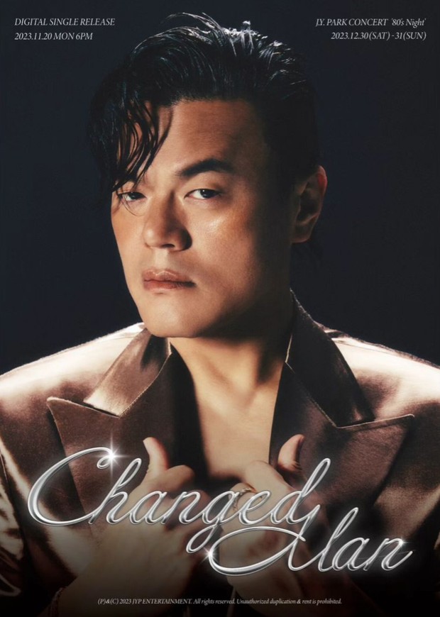 Potret Park Jin Young dalam foto konsep album 'Changed Man'/ Foto: instagram.com/jypentertainment Potret Park Jin Young dalam foto konsep album 'Changed Man'