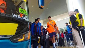 Momen Timnas Ekuador U-17 Tiba di Bandara Juanda Surabaya