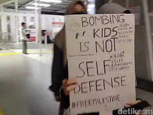 Via Stasiun Bogor, Santri-Mahasiswa Ikut Aksi Bela Palestina di Monas