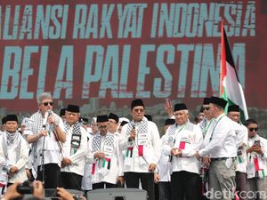 Sederet Pejabat Hingga Tokoh Hadiri Aksi Bela Palestina di Monas
