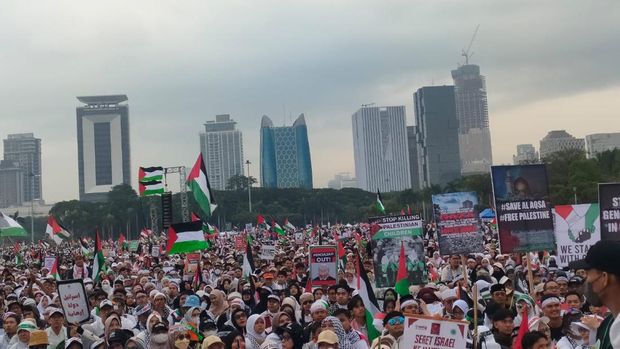 Sejumlah tokoh hadiri Aksi Bela Palestina