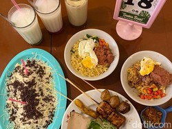 Minum Susu Murni dan Nasi Kucing di Angkringan Kekinian
