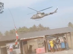 Viral Pendaratan Helikopter di Pangandaran Rusak Warung Warga