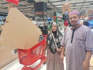 Beli TV Samsung 50 Inch di Transmart Cibubur, Warga Bogor Ini Untung Rp 2 Jutaan