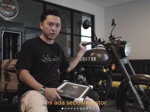 Motor Ananda Omesh Laku Rp 300 Juta, Didonasikan untuk Palestina Motor Ananda Omesh Laku Rp 300 Juta, Didonasikan untuk Palestina
