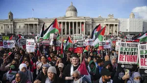 Potret Warga Amerika Serikat-Jerman Beri Dukungan untuk Palestina