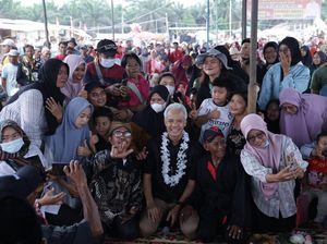 Ganjar Disambut Hangat Warga Musi Banyuasin, Dianggap Seperti Keluarga