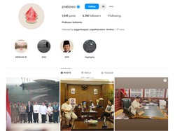 Foto Profil Instagram Prabowo Jadi Gambar Semangka
