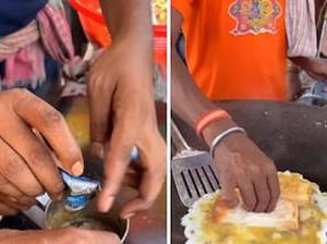 Unik! Omelet di India Dibuat dengan Campuran Obat Penyegar Mulut