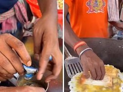 Unik! Omelet di India Dibuat dengan Campuran Obat Penyegar Mulut
