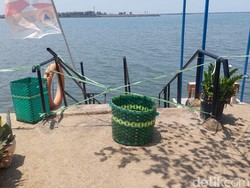 2 Bocah Tenggelam, Kini Mandi di Pantai Mayangan Probolinggo Dilarang